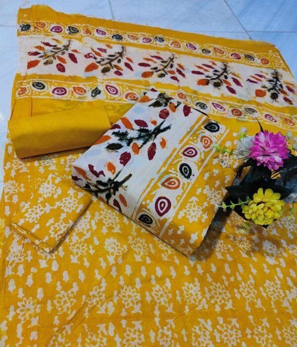 বাটিক থ্রিপিছ অফার প্রাইসে