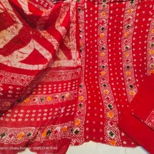 মোম চুনরি ডিজাইন ড্রেস